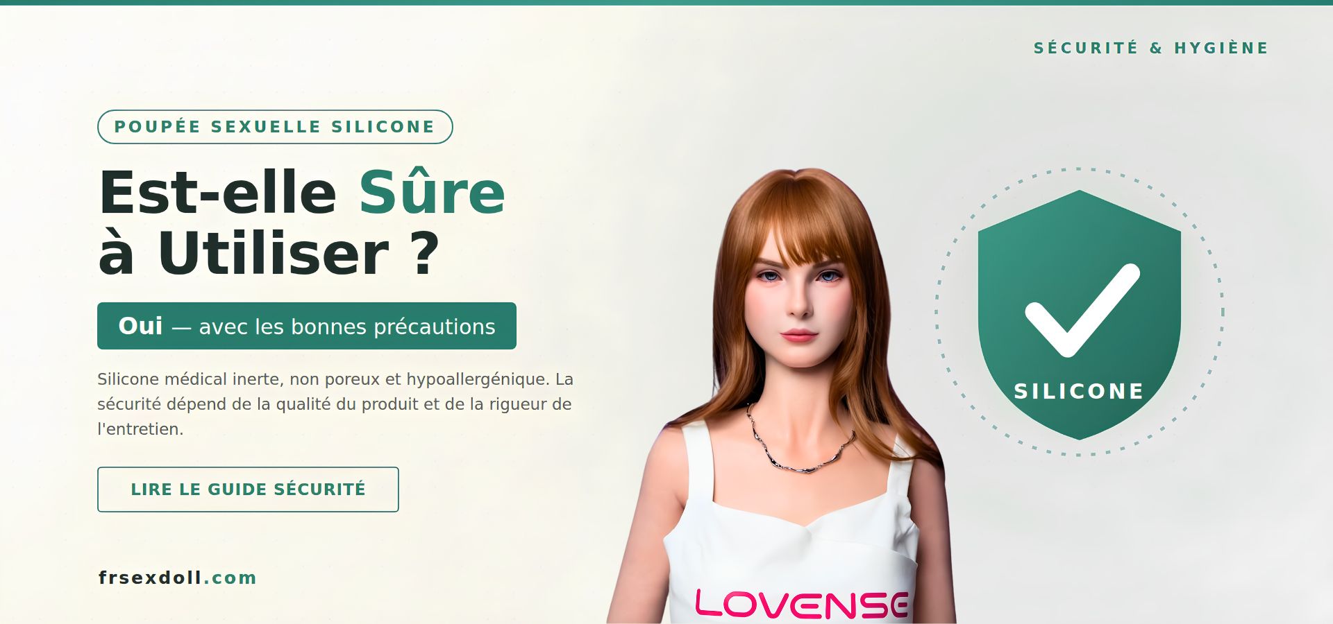 Poupee Sexuelle Silicone Est elle Sure a Utiliser